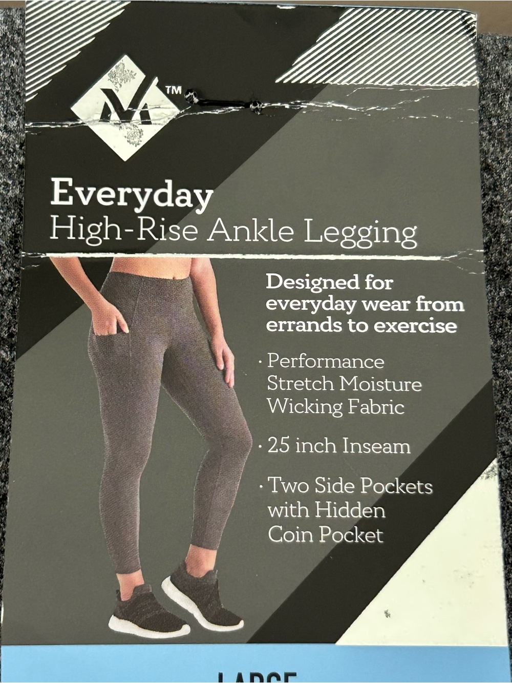 Everyday High-Rise Ankle Legging - Gray